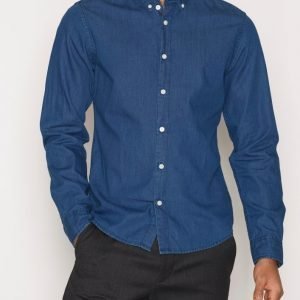 Only & Sons onsCARLO Button Down Ls Shirt Noos Kauluspaita Sininen