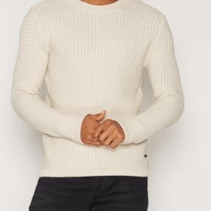 Only & Sons onsDOC Crew Neck Knit Pusero Vaaleanharmaa