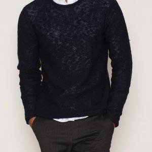 Only & Sons onsJAY Slub Crew Neck Exp Pusero Tummansininen