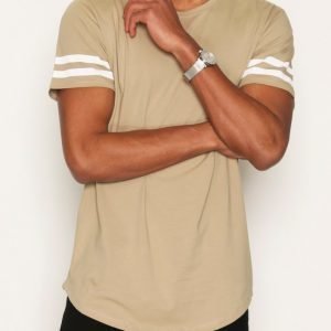 Only & Sons onsMATT Longy Stripe Tee Exp T-paita Beige