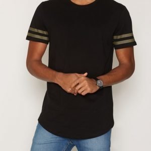 Only & Sons onsMATT Longy Stripe Tee Exp T-paita Musta