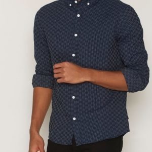 Only & Sons onsMENZA Ls Shirt Kauluspaita Tummansininen