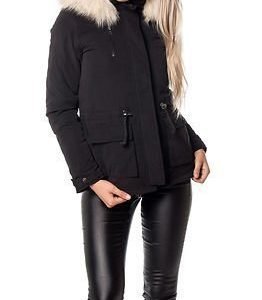 Only Starlight Fur Parka Black