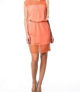 Only Volan Dress Fusion Coral