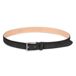 Oscar Jacobson OJ Suede Belt Black