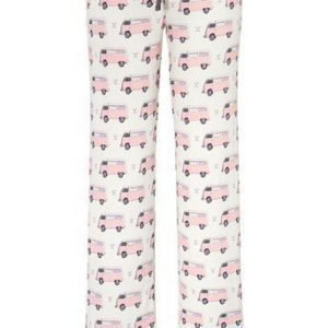 PJ. Salvage Pyjamahousut Offwhite Kuvioitu