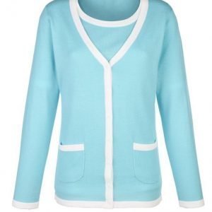 Paola Twinset Jäänsininen / Valkoinen