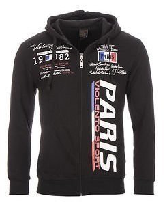 Paris Sport Hoodie Black