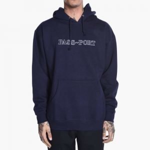 Pass-Port Outline Embroidery Hoodie