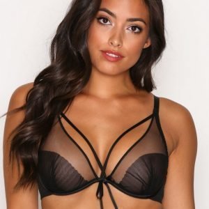 Passionata Charmeuse Plunge Bra Rintaliivit Musta