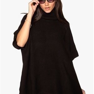 Pieces Billi Poncho Black