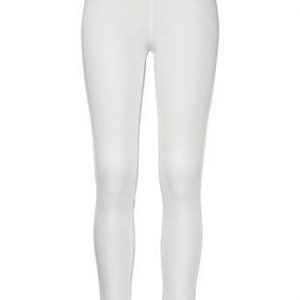 Pieces Farkkuleggingsit Just Jute Highwaist Valkoinen