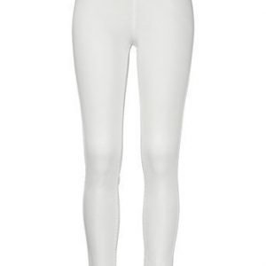 Pieces Farkkuleggingsit Just Jute Highwaist Valkoinen