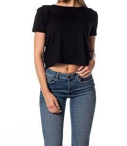 Pieces Omara Crop Top Black