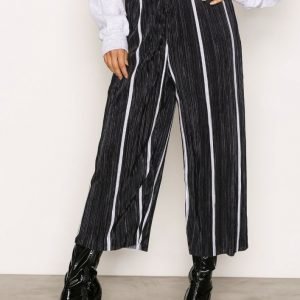 Pieces Pchalle Striped Culotte D2d Housut Musta