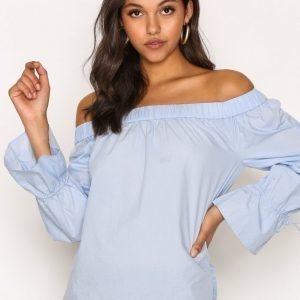 Pieces Pclova Off Shoulder Top Ff Arkipaita Sininen