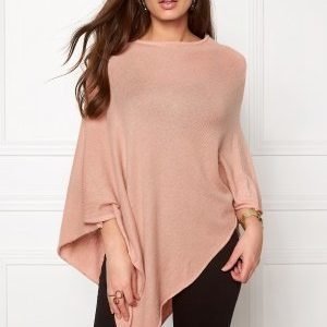 Pieces Rikki Wool Poncho Noos Misty Rose