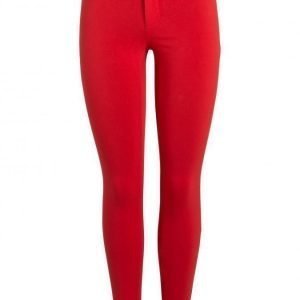 Pieces Skin Wear Jeggings High Risk Red Housut