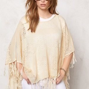 Pieces Tori Poncho Whitecap Gray