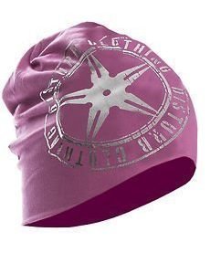 Pink / Silver Logo Beanie