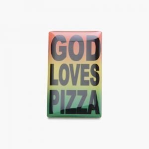 Pizza Skateboards God Loves Pizza Pin