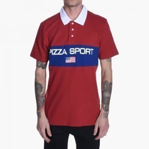 Pizza Skateboards Pizza Sport Long Sleeve Polo Shirt