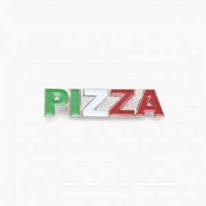 Pizza Skateboards Tri Color Logo Pin