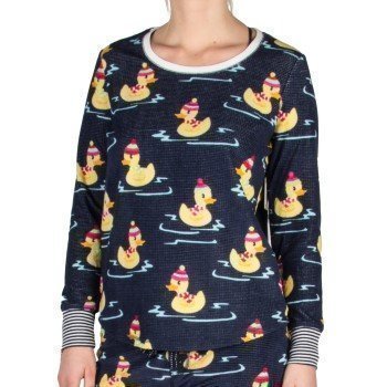 Pj Salvage Winter Ducks Long Sleeve Top