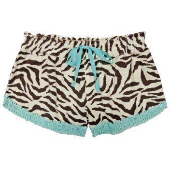 Pj Salvage Zebra Flannel Short