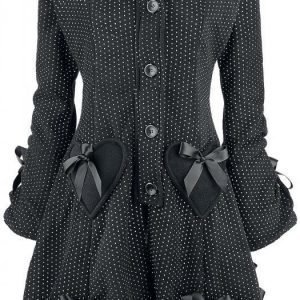 Poizen Industries Alice Coat Polka Naisten Pitkä Talvitakki