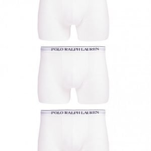 Polo Ralph Lauren 3 Pack Boxer Briefs Bokserit White