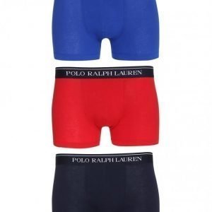 Polo Ralph Lauren 3-Pack Trunks Bokserit Sininen/punainen