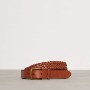 Polo Ralph Lauren Braid Dress Casual Belt Vyö Whiskey