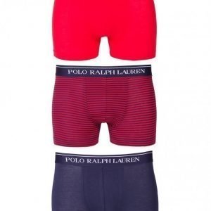 Polo Ralph Lauren Classic 3-Pack Trunk Bokserit Navy/Red