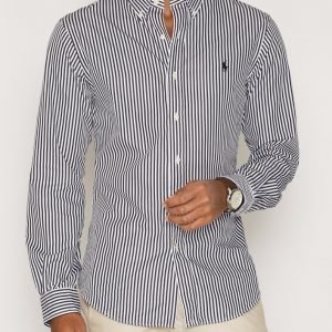 Polo Ralph Lauren Classic Poplin Slim Fit Shirt Kauluspaita Musta/valkoinen