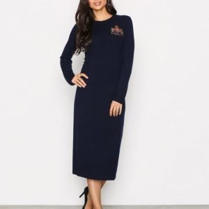 Polo Ralph Lauren Crew Neck Casual Dress Mekko Navy