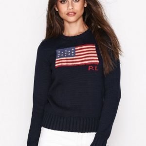 Polo Ralph Lauren Crew Neck Long Sleeve Sweater Neulepusero Navy