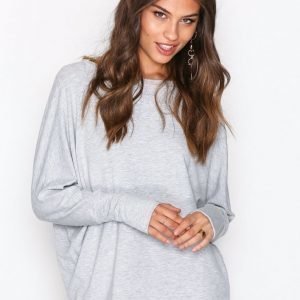 Polo Ralph Lauren Drapey Top Long Sleeve Pitkähihainen Paita Heather