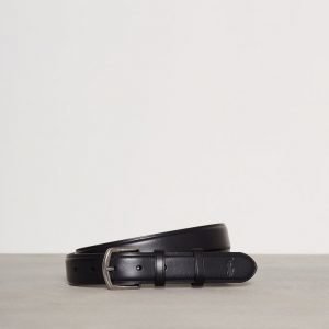 Polo Ralph Lauren Dress Smooth Leather Belt Vyö Black
