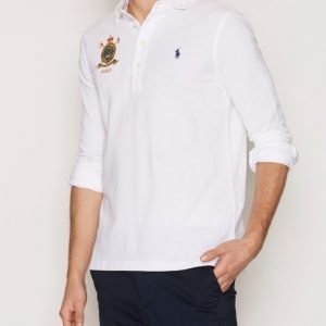 Polo Ralph Lauren Featherweight Ls Knit Pikeepaita White