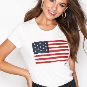 Polo Ralph Lauren Flag Tee Short Sleeve T-Paita Nevis