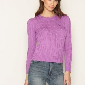 Polo Ralph Lauren Julianna Long Sleeve Sweater Neulepusero Lavender