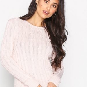 Polo Ralph Lauren Julianna Long Sleeve Sweater Neulepusero Pale Pink