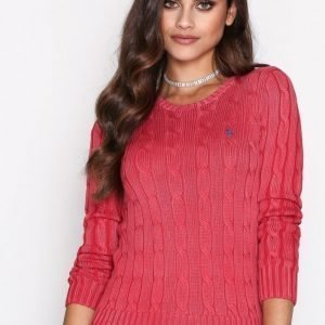 Polo Ralph Lauren Julianna Long Sleeve Sweater Neulepusero Red
