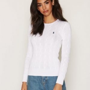 Polo Ralph Lauren Julianna Long Sleeve Sweater Neulepusero White