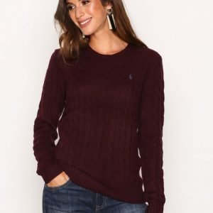 Polo Ralph Lauren Julianna Wool Sweater Neulepusero Wine