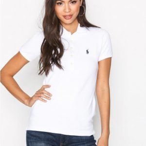 Polo Ralph Lauren Julie Polo Short Sleeve Knit T-Paita White