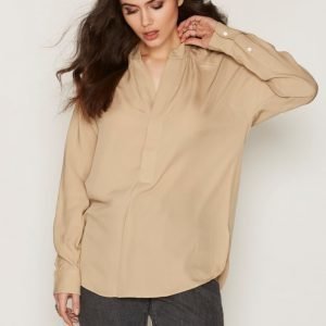 Polo Ralph Lauren Long Sleeve Blouse Arkipaita Beige