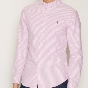 Polo Ralph Lauren Long Sleeve Oxford Sport Shirt Kauluspaita Pink/Cream