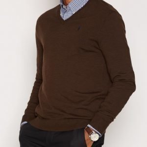 Polo Ralph Lauren Merino Stretch Sweater Pusero Dark Brown